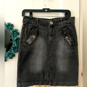 Daisy Fuentes High Waist Pencil Skirt